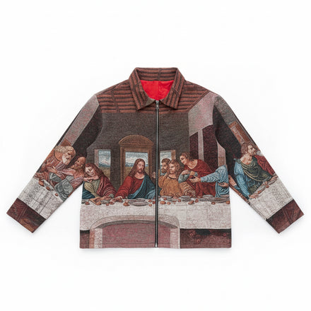 Judas at your table tapestry jacket