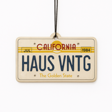 HAUS VNTG LICENSE PLATE AIR FRESHNER